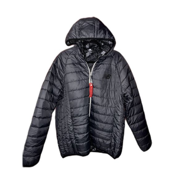 NWT New Balance Mens Tech Puffer Coat Jacket MEDIUM - Picture 1 of 5